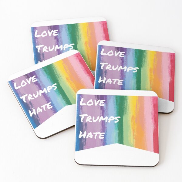 Item preview, Love Trumps Hate designed and sold by GrasslandDesign.
