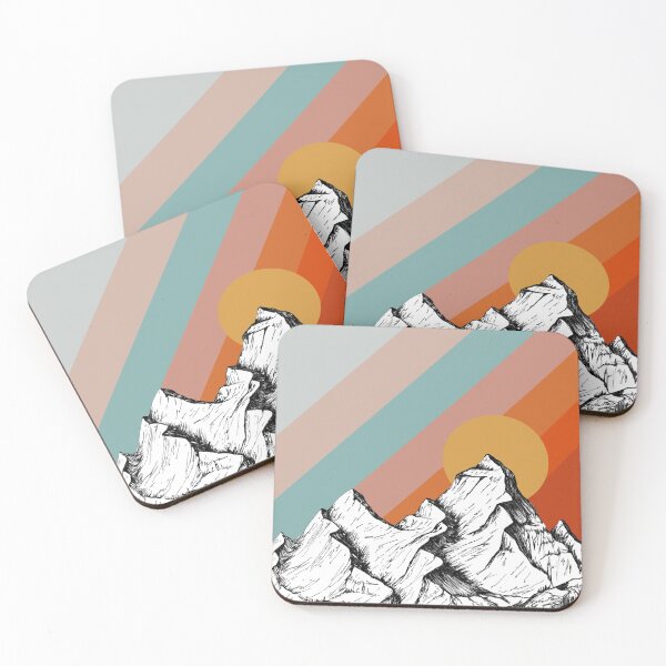Item preview, Striped Mountains designed and sold by maddielloyd.