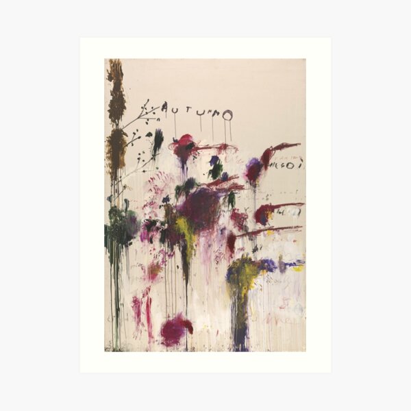 Cy Twombly - Four Seasons Art Print