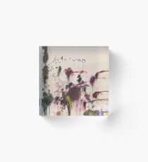 Cy Twombly - Four Seasons Acrylic Block