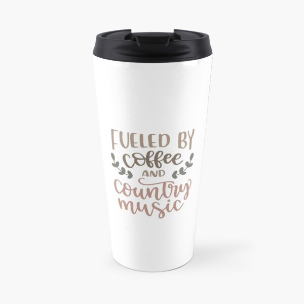 angeheizt von Kaffee und Country-Musik Thermobecher