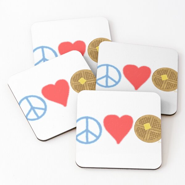 Item preview, Peace, Love, & Waffles designed and sold by TheRevPA07.