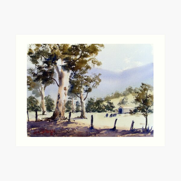 Road to Dunn's Swamp, NSW Art Print