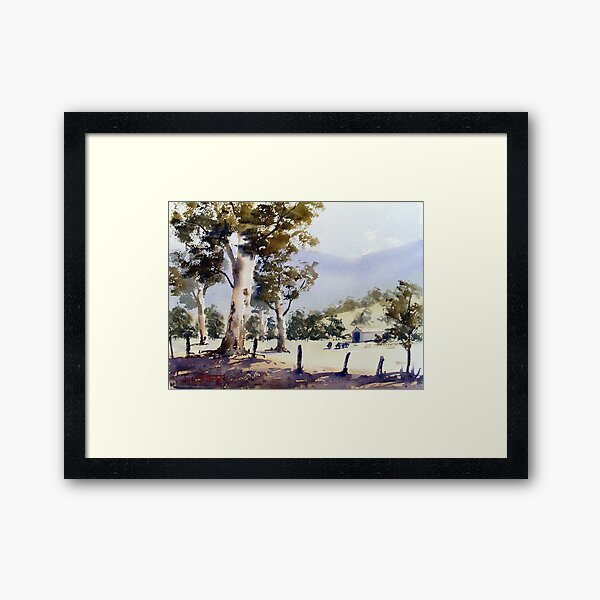 Road to Dunn's Swamp, NSW Framed Art Print