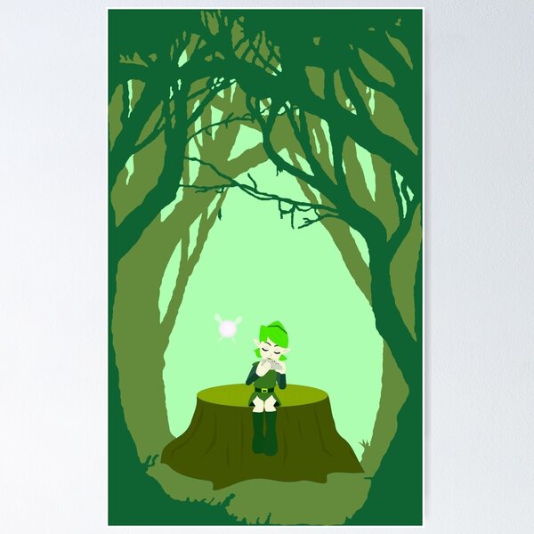 Print The Legend of Zelda: Ocarina of Time Saria Lost Woods