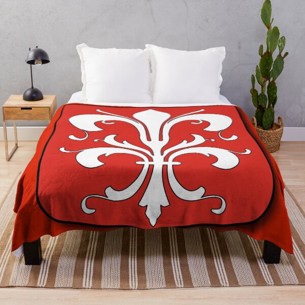 Item preview, Heraldic white fleur. designed and sold by emperors-vault.