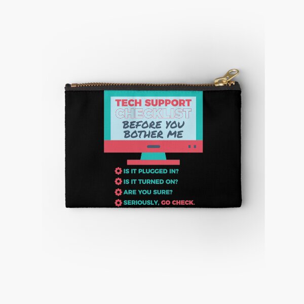 Item preview, Tech Support Checklist - Computer Helpdesk Admin designed and sold by anziehend.
