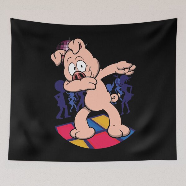 Item preview, Dabbing Pig | Dancing Farm Animal Pink Piglet designed and sold by anziehend.