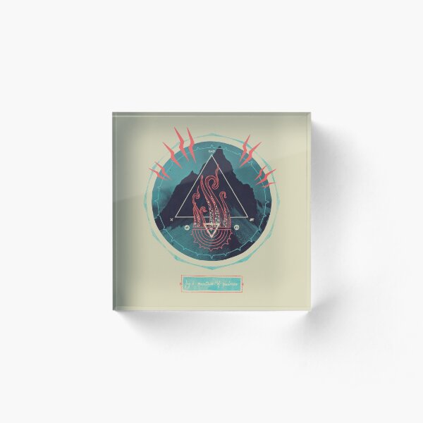 Mountain of Madness Acrylic Block