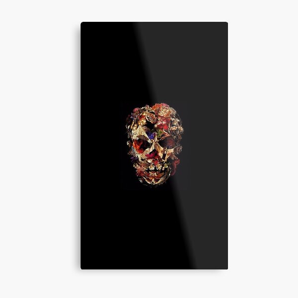 Alexander McQueen Mask Savage Beauty Metal Print