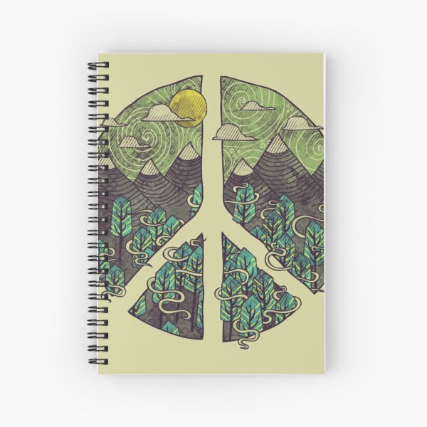 Peaceful Landscape Spiral Notebook