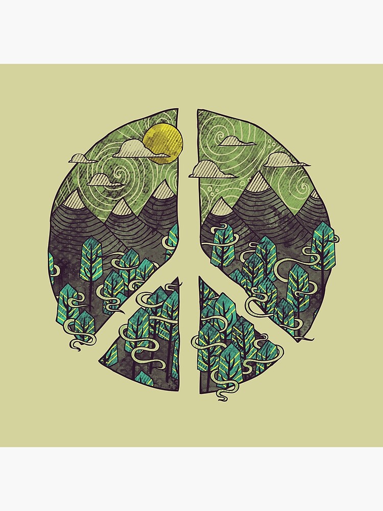 Thumbnail 2 of 2, Tote Bag, Peaceful Landscape designed and sold by againstbound.