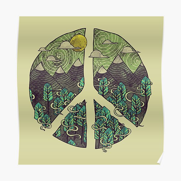 Peaceful Landscape Poster