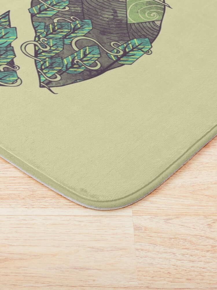 Alternate view of Peaceful Landscape Bath Mat