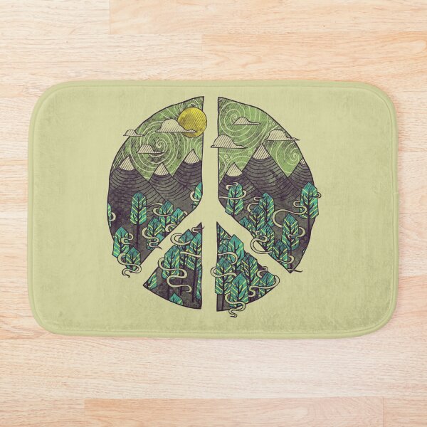 Peaceful Landscape Bath Mat