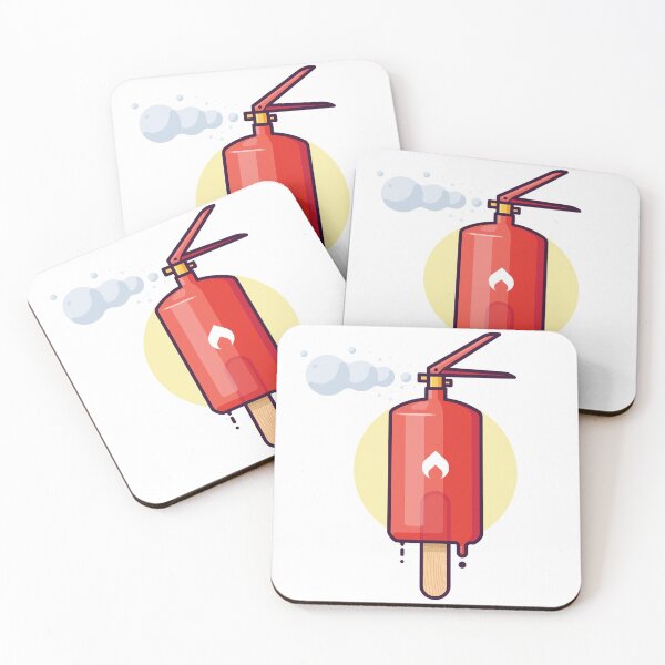 Item preview, Ice cream extinguisher vector illustration designed and sold by dmir.