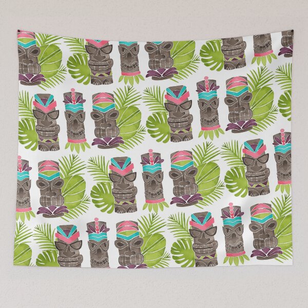 Item preview, Tiki Party Watercolor - Pink, Purple and Turquoise Palette designed and sold by Lori-Goree.