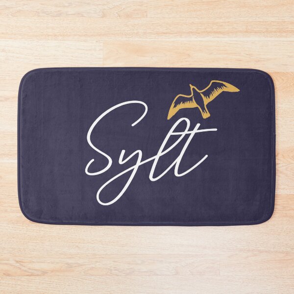 Item preview, Sylt lettering with seagull designed and sold by RAWWR.