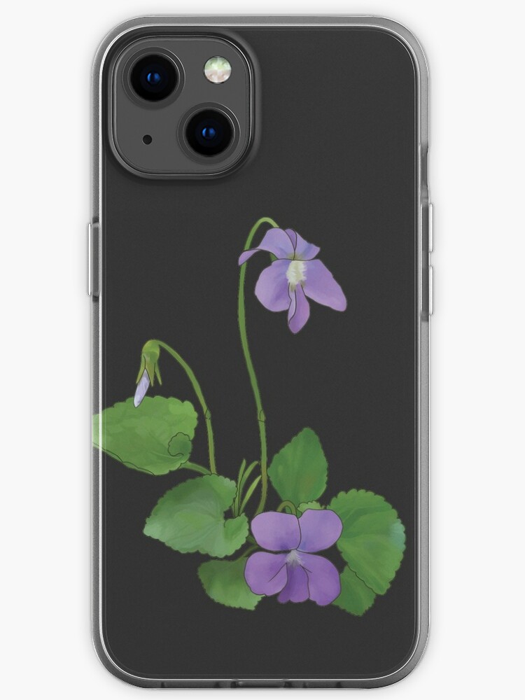 Funda de iPhone «Violeta salvaje» de 13sparrows | Redbubble