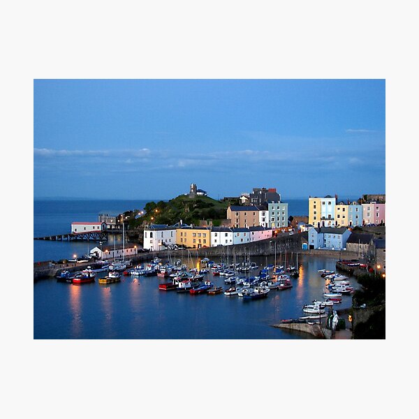 Tenby Harbour.Wales. Photographic Print
