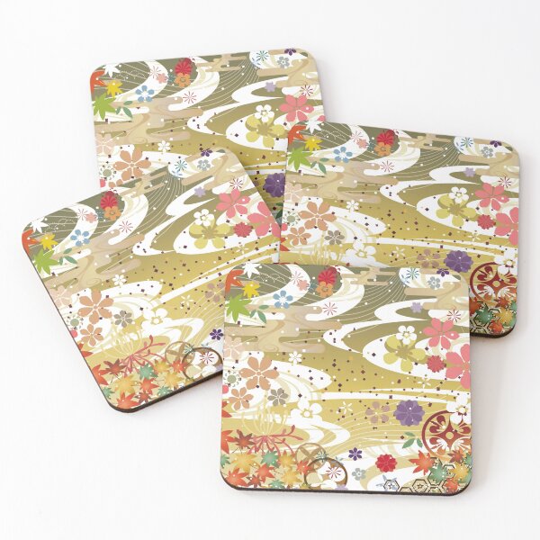 Item preview, Japanese Style Floral Pattern designed and sold by Poetic Patterns Studio.