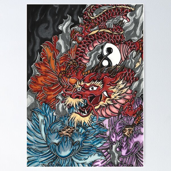 Item preview, Dragón japonés designed and sold by Adam Parsons.