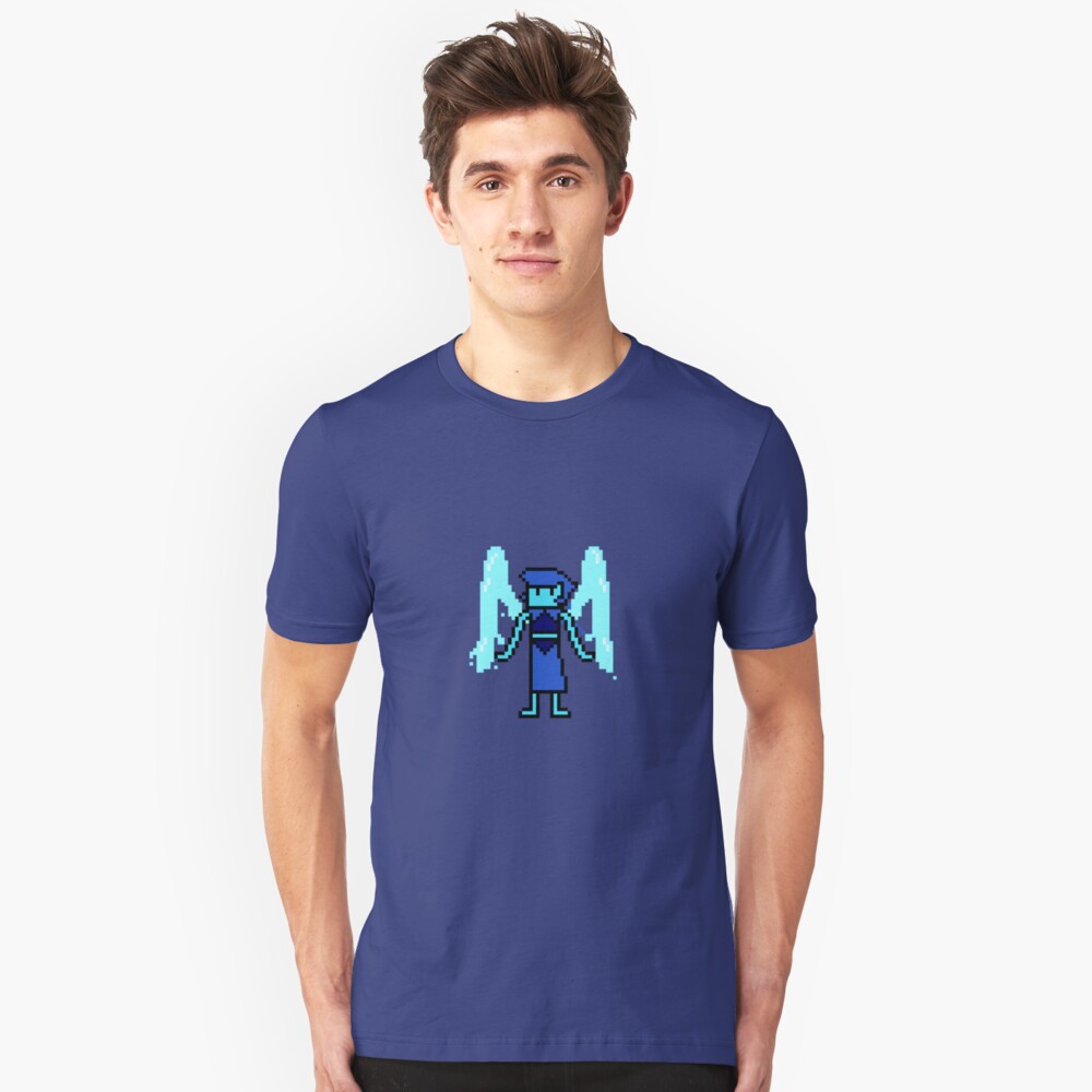 Pixel Steven Universe - Lapis Lazuli Slim Fit T-Shirt