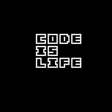 Artwork thumbnail, Code is life by Codingshirt