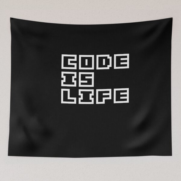 Item preview, Code is life designed and sold by Codingshirt.