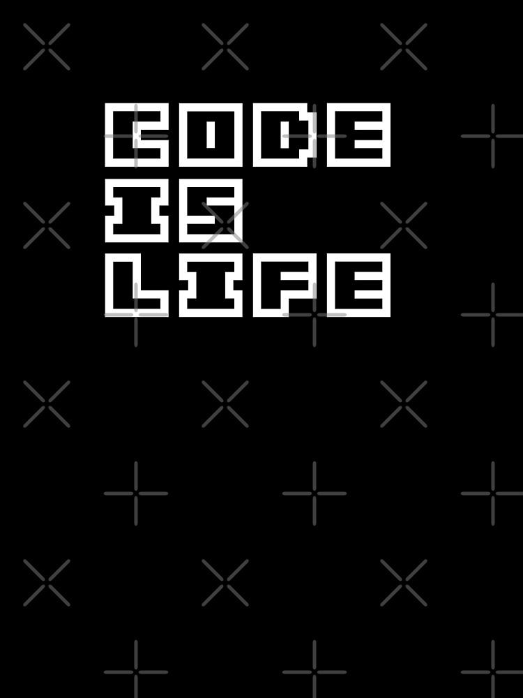 Thumbnail 3 of 3, Scarf, Code is life designed and sold by Codingshirt.