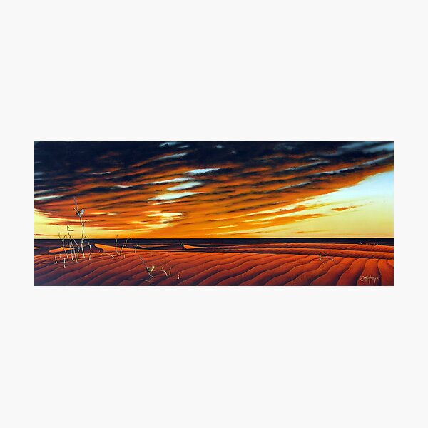 Dusk on the Simpson Photographic Print