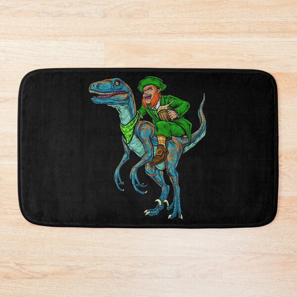 Item preview, Leprechaun Rides Velociraptor | St. Patrick's Day designed and sold by anziehend.