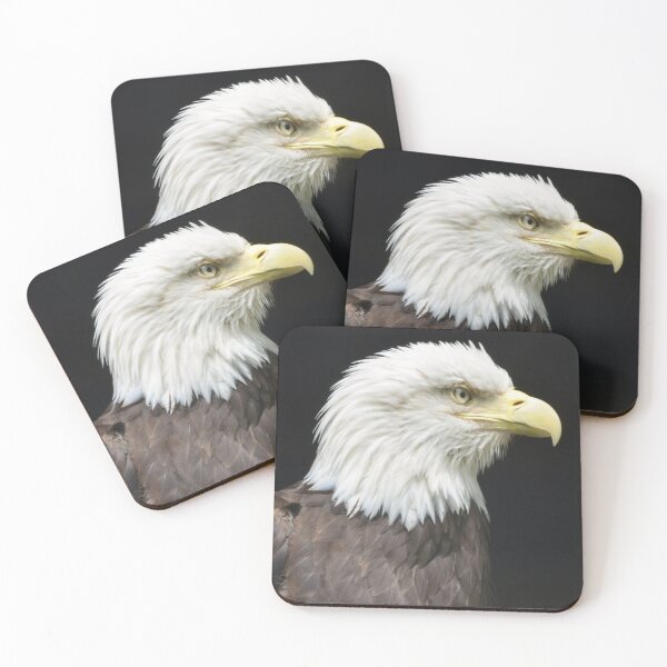 Item preview, American Bald Eagle Profile on Black designed and sold by richardbryce.