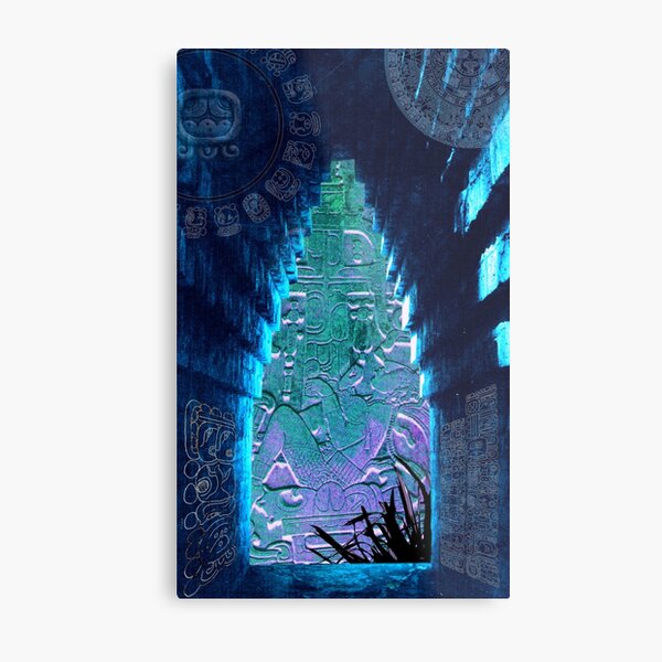 Lord Pacal - Time Traveller Metal Print