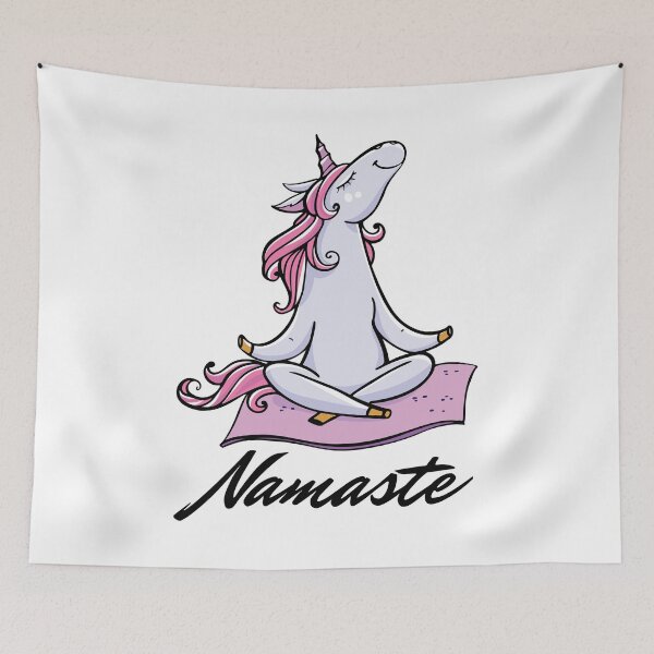 Item preview, Yoga Unicorn | Namaste Rainbow Meditation designed and sold by anziehend.