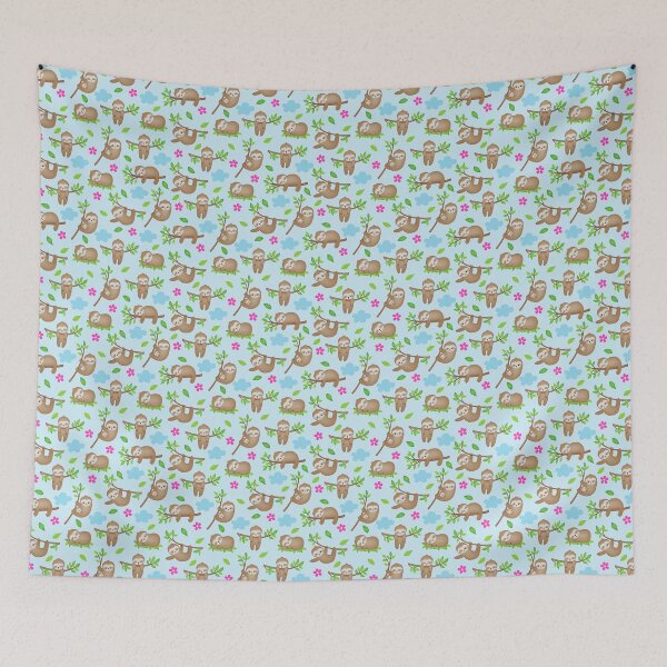 Item preview, Can't get enough SLOTHS Blue designed and sold by Jandsgraphics.