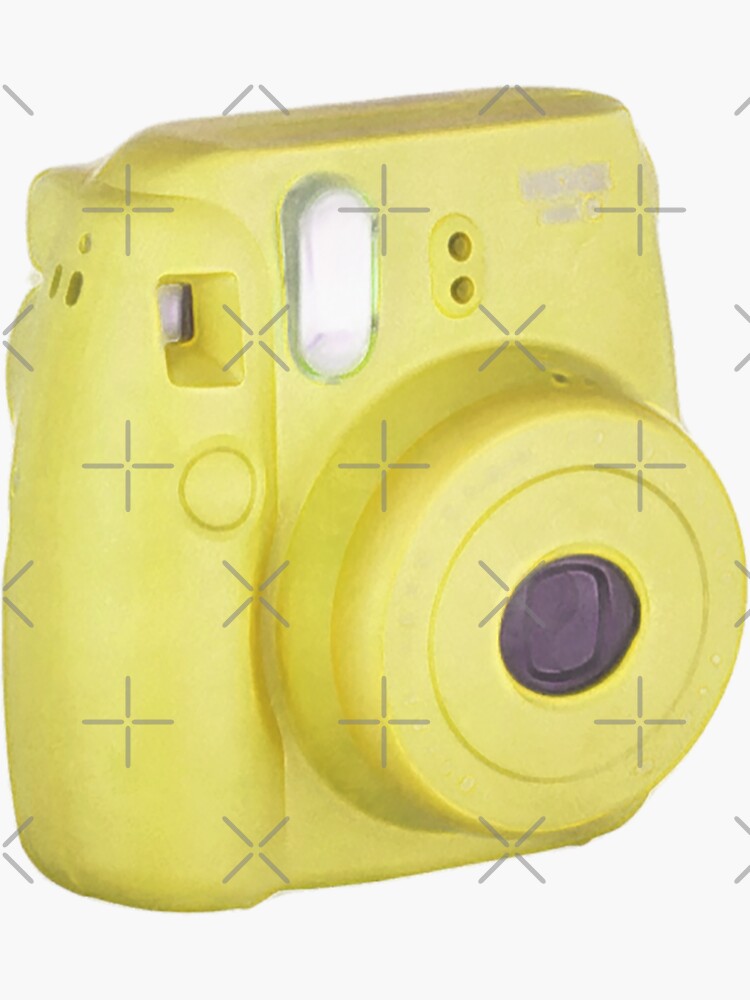 "Bright Colored Large Camera Sticker Collection 2 Yellow" Sticker by