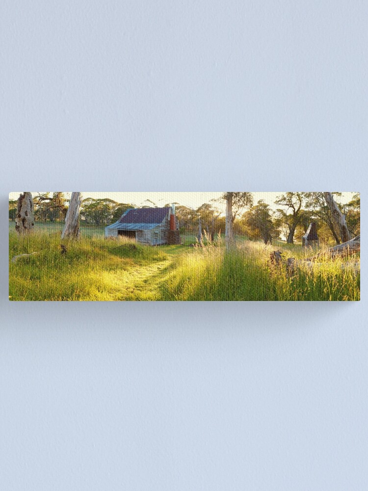 Alternate view of Gooandra Homestead, Kosciuszko, New South Wales, Australia Canvas Print