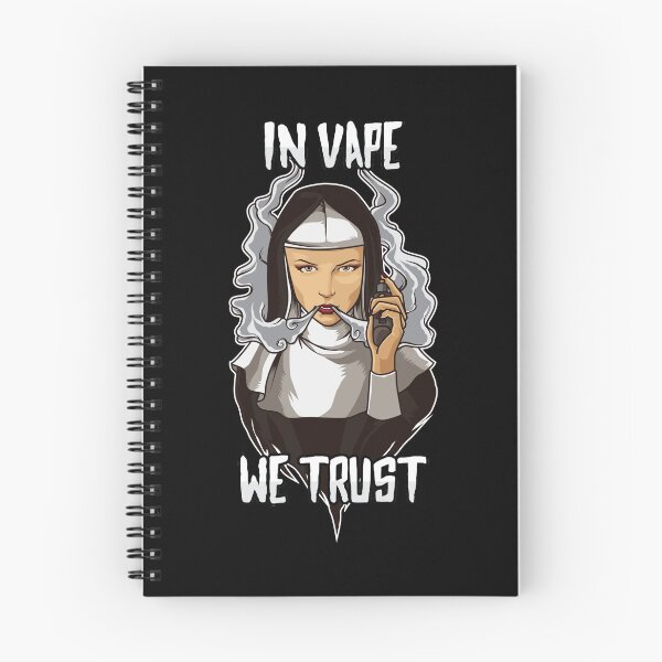 Item preview, In Vape We Trust | Vaping Nun | Religion God designed and sold by anziehend.