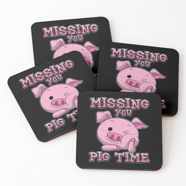 Item preview, Missing You Pig Time | Pink Piglet designed and sold by anziehend.