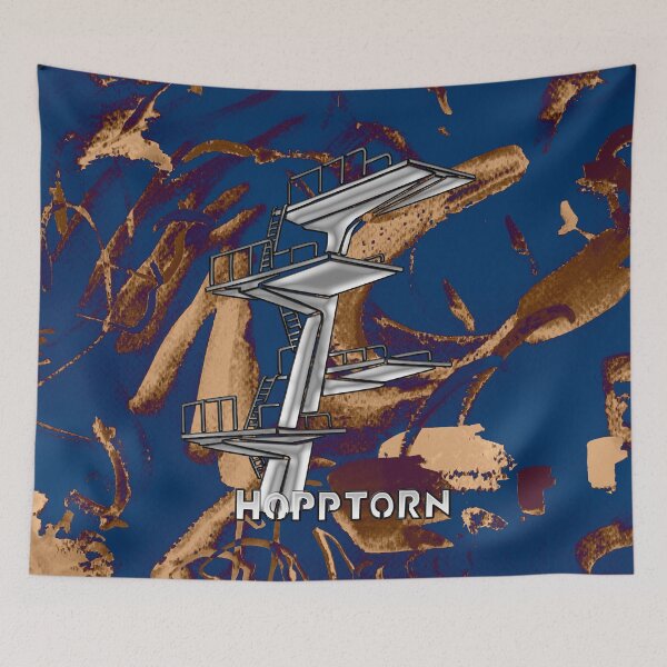 Item preview, Sepia Blue Springboard for High Diving designed and sold by danceink.