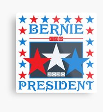 Bernie for President 2020 Stars Metal Print