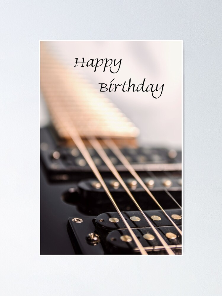 Vintage Guitar Happy Birthday Tissue Paper, Zazzle