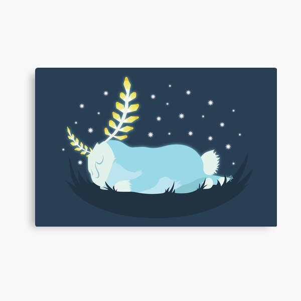 sleepy blupee Canvas Print