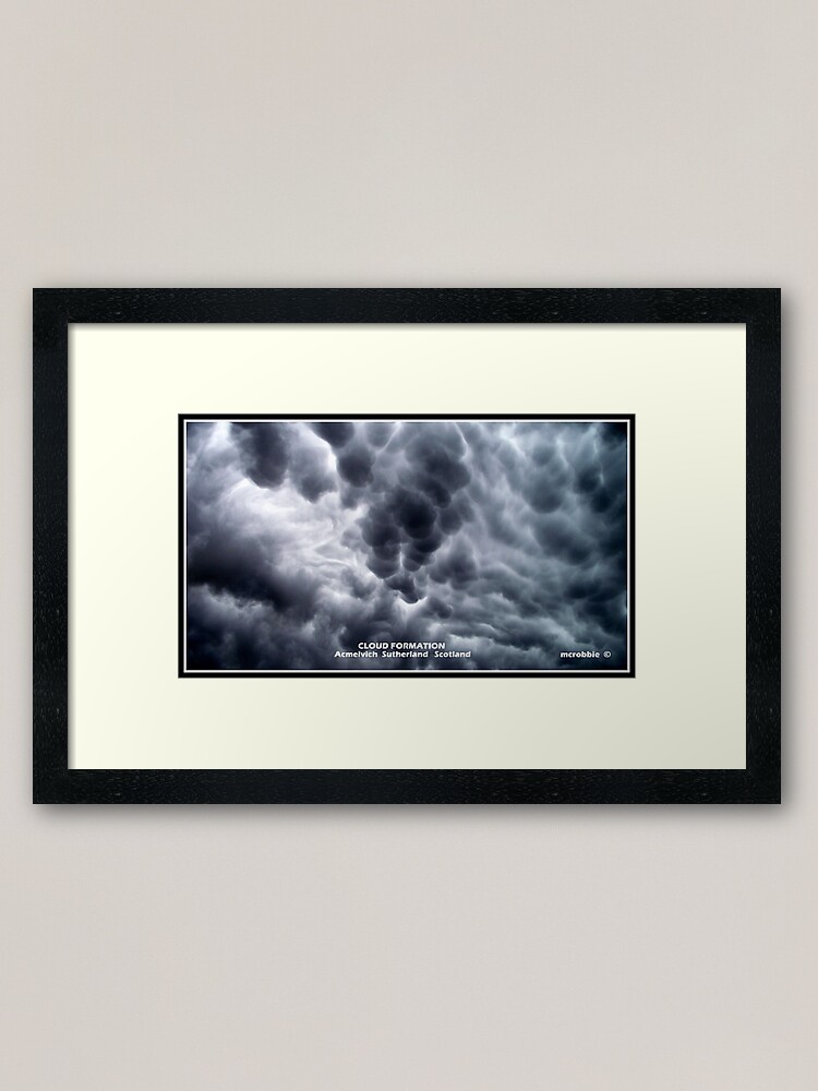 Alternate view of Cloud Formation 1 Framed Art Print