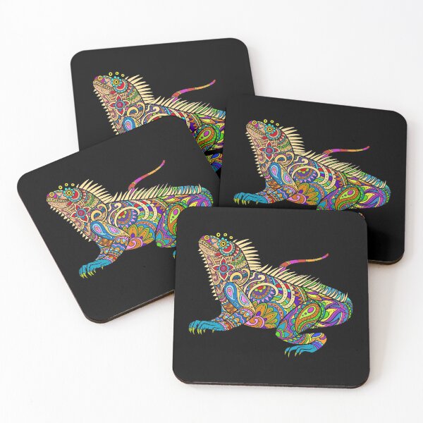 Item preview, Colorful Iguana | Artsy Pattern Lizard designed and sold by anziehend.