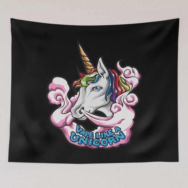 Artikelvorschau, Vape Like A Unicorn | Cloud Chaser Illustration entworfen und verkauft von anziehend.