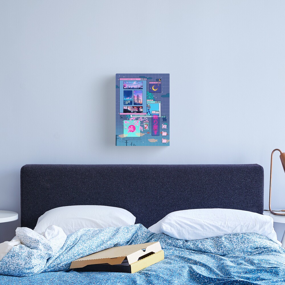 SeerLight desktop night Canvas Print