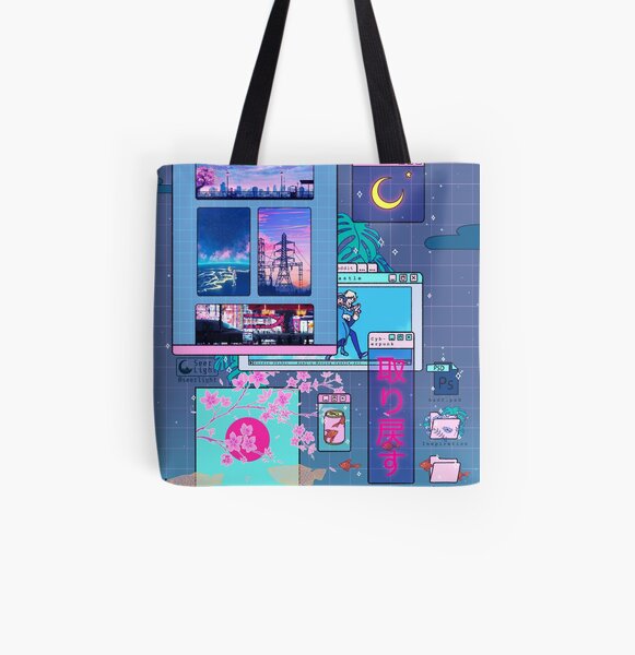 SeerLight desktop night All Over Print Tote Bag