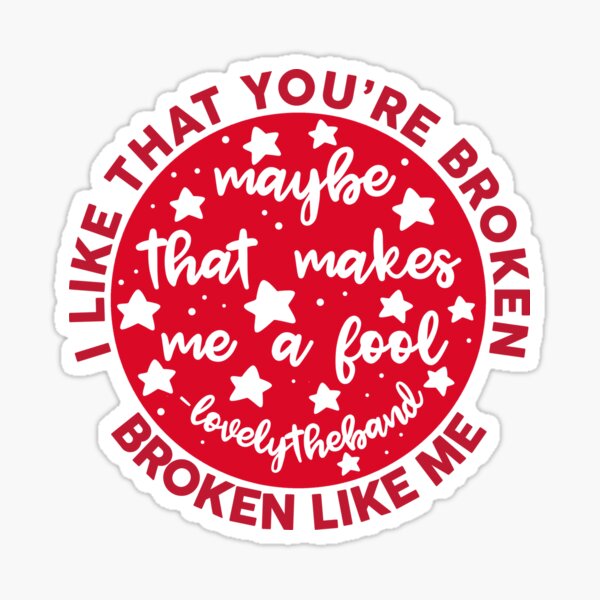 broken Sticker